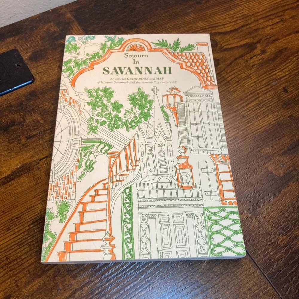 Sojourn In Savannah Official Guidebook and Map 10th Edition 2000 Georgia History